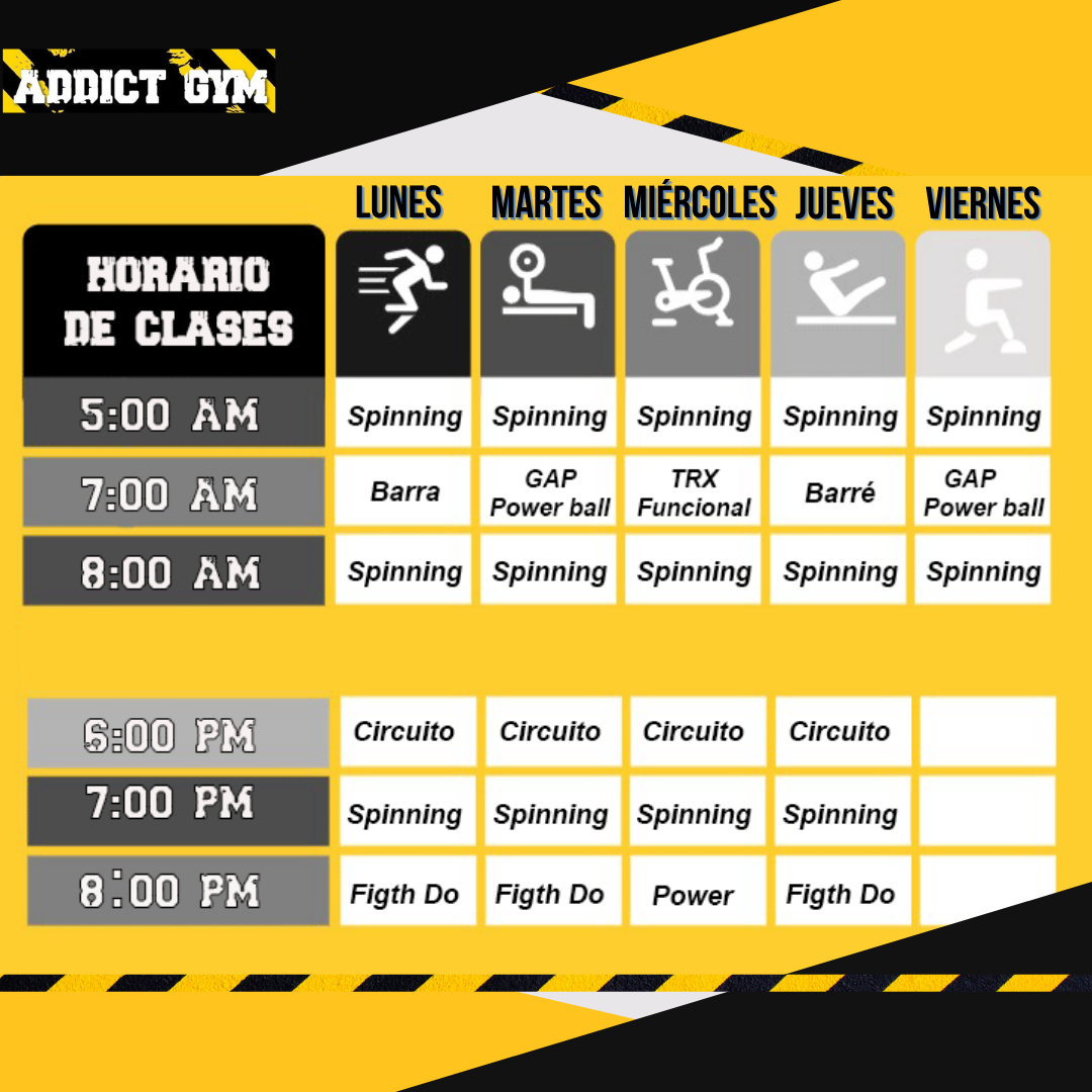 Horarios AddictGym